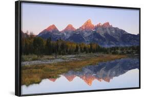 Grand Tetons at Sunrise, Grand Teton National Park, Wyoming, USA-Michel Hersen-Framed Photographic Print