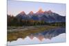 Grand Tetons at Sunrise, Grand Teton National Park, Wyoming, USA-Michel Hersen-Mounted Photographic Print