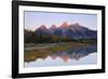 Grand Tetons at Sunrise, Grand Teton National Park, Wyoming, USA-Michel Hersen-Framed Photographic Print