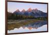 Grand Tetons at Sunrise, Grand Teton National Park, Wyoming, USA-Michel Hersen-Framed Photographic Print