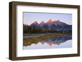 Grand Tetons at Sunrise, Grand Teton National Park, Wyoming, USA-Michel Hersen-Framed Photographic Print