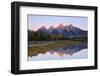 Grand Tetons at Sunrise, Grand Teton National Park, Wyoming, USA-Michel Hersen-Framed Photographic Print