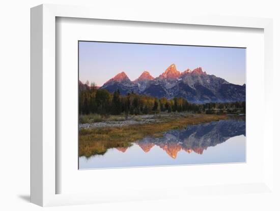 Grand Tetons at Sunrise, Grand Teton National Park, Wyoming, USA-Michel Hersen-Framed Photographic Print