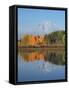 Grand Tetons in Autumn from the Oxbow, Grand Teton National Park, Wyoming, USA-Michel Hersen-Framed Stretched Canvas