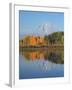 Grand Tetons in Autumn from the Oxbow, Grand Teton National Park, Wyoming, USA-Michel Hersen-Framed Photographic Print