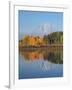 Grand Tetons in Autumn from the Oxbow, Grand Teton National Park, Wyoming, USA-Michel Hersen-Framed Photographic Print