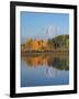 Grand Tetons in Autumn from the Oxbow, Grand Teton National Park, Wyoming, USA-Michel Hersen-Framed Photographic Print