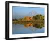 Grand Tetons in Autumn from the Oxbow, Grand Teton National Park, Wyoming, USA-Michel Hersen-Framed Premium Photographic Print