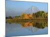 Grand Tetons in Autumn from the Oxbow, Grand Teton National Park, Wyoming, USA-Michel Hersen-Mounted Photographic Print