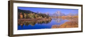 Grand Tetons Reflected in Oxbow Bend, Wyoming-null-Framed Photographic Print