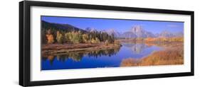 Grand Tetons Reflected in Oxbow Bend, Wyoming-null-Framed Photographic Print