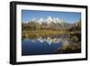 Grand Tetons Reflecting in Beaver Pond-Ken Archer-Framed Photographic Print