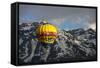 Grand Tetons, Wy: Enjoy an Early Morning Hot Air Balloon Ride the Jackson Hole Wyoming-Brad Beck-Framed Stretched Canvas