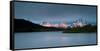 Grand Tetons, Wy: Sunrise at Oxbow Bend-Brad Beck-Framed Stretched Canvas