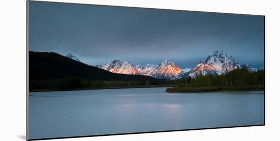Grand Tetons, Wy: Sunrise at Oxbow Bend-Brad Beck-Mounted Photographic Print
