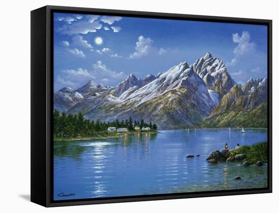 Grand Tetons-Eduardo Camoes-Framed Stretched Canvas