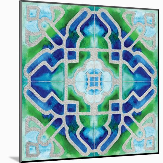 Grand Tile 2-Edith Lentz-Mounted Art Print