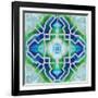 Grand Tile 2-Edith Lentz-Framed Art Print