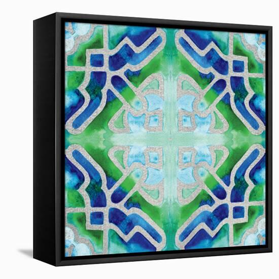 Grand Tile 4-Edith Lentz-Framed Stretched Canvas