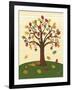 Grand Tree & Squirrel-Teresa Woo-Framed Art Print