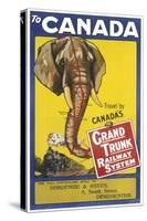 Grand Trunk Railway System Poster-null-Stretched Canvas