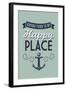 Grand Turk is my Happy Place-Lantern Press-Framed Art Print