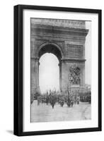 Grand Victory Parade, Arc De Triomphe, Paris, France, 14 July 1919-null-Framed Premium Giclee Print