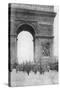 Grand Victory Parade, Arc De Triomphe, Paris, France, 14 July 1919-null-Stretched Canvas