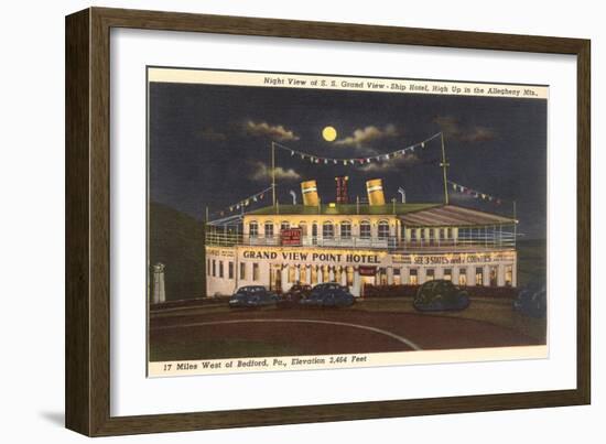 Grand View Point Hotel, Bedford, Pennsylvania-null-Framed Art Print