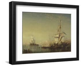 Grand voilier en vue de Venise-Félix Ziem-Framed Giclee Print