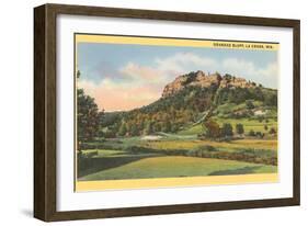 Grandad Bluff, La Crosse, Wisconsin-null-Framed Art Print