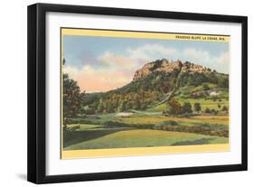 Grandad Bluff, La Crosse, Wisconsin-null-Framed Art Print