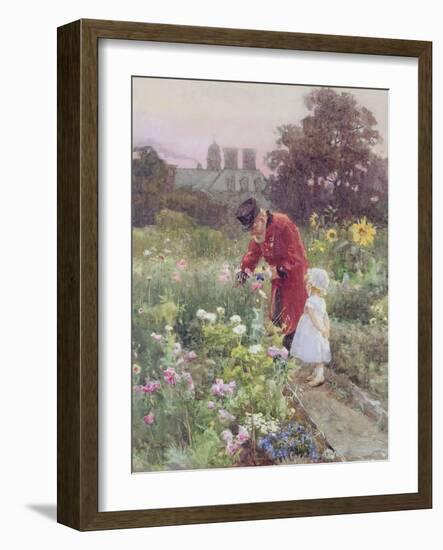 Grandad's Garden-Rose Maynard Barton-Framed Giclee Print