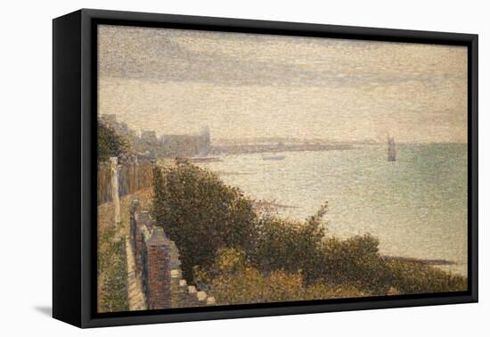 Grandcamp, Evening-Georges Seurat-Framed Stretched Canvas