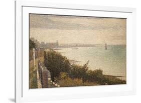 Grandcamp, Evening-Georges Seurat-Framed Premium Giclee Print