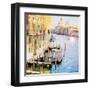 Grande Canal, Venice-Tosh-Framed Art Print