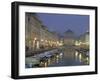 Grande Canale and Sant Antonio Thaumaturgo Christian Church, Trieste, Friuli-Venezia, Italy-Charles Bowman-Framed Photographic Print