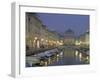 Grande Canale and Sant Antonio Thaumaturgo Christian Church, Trieste, Friuli-Venezia, Italy-Charles Bowman-Framed Photographic Print