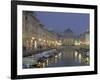 Grande Canale and Sant Antonio Thaumaturgo Christian Church, Trieste, Friuli-Venezia, Italy-Charles Bowman-Framed Photographic Print