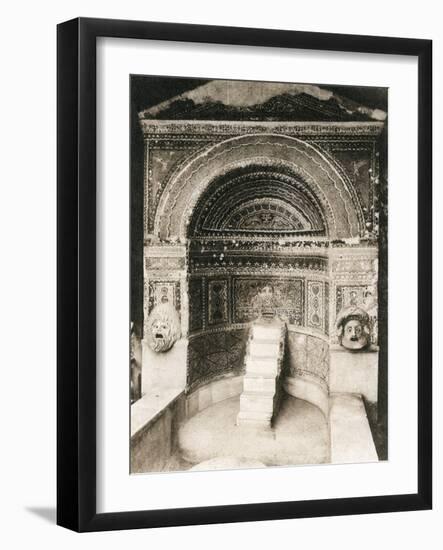 Grande Fontana, Pompeii, Italy, C1900s-null-Framed Giclee Print