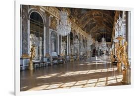 Grande Galerie or Galerie Des Glaces (The Hall of Mirrors) in Palace of Versailles-null-Framed Photographic Print