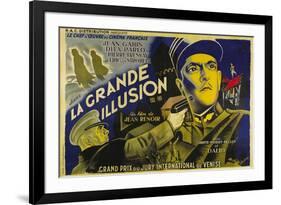 Grande Illusion, French Movie Poster, 1937-null-Framed Art Print