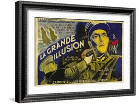 Grande Illusion, French Movie Poster, 1937-null-Framed Art Print