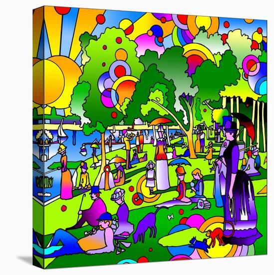 Grande Jatte-Howie Green-Stretched Canvas