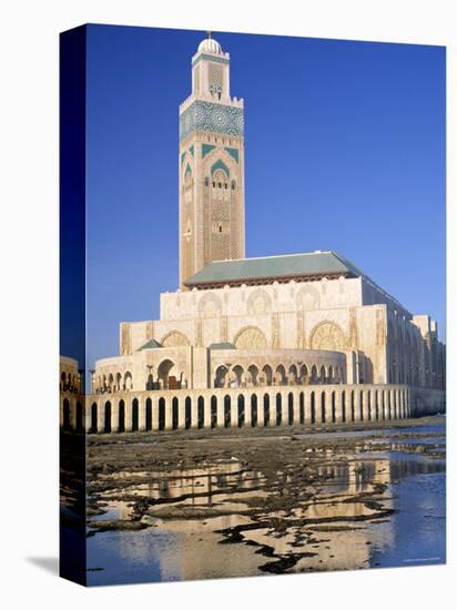 Grande Mosque Hassan II, Casablanca, Morocco-Peter Adams-Stretched Canvas