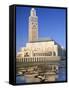 Grande Mosque Hassan II, Casablanca, Morocco-Peter Adams-Framed Stretched Canvas