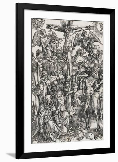Grande passion - La crucifixion-Albrecht Dürer-Framed Giclee Print