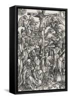 Grande passion - La crucifixion-Albrecht Dürer-Framed Stretched Canvas