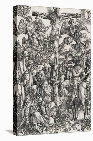 Grande passion - La crucifixion-Albrecht Dürer-Stretched Canvas