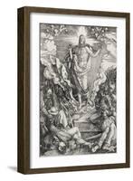 Grande passion - La résurrection du Christ-Albrecht Dürer-Framed Giclee Print